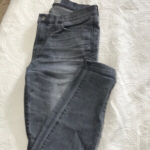 Madewell super skinny gray jean, 32 tall